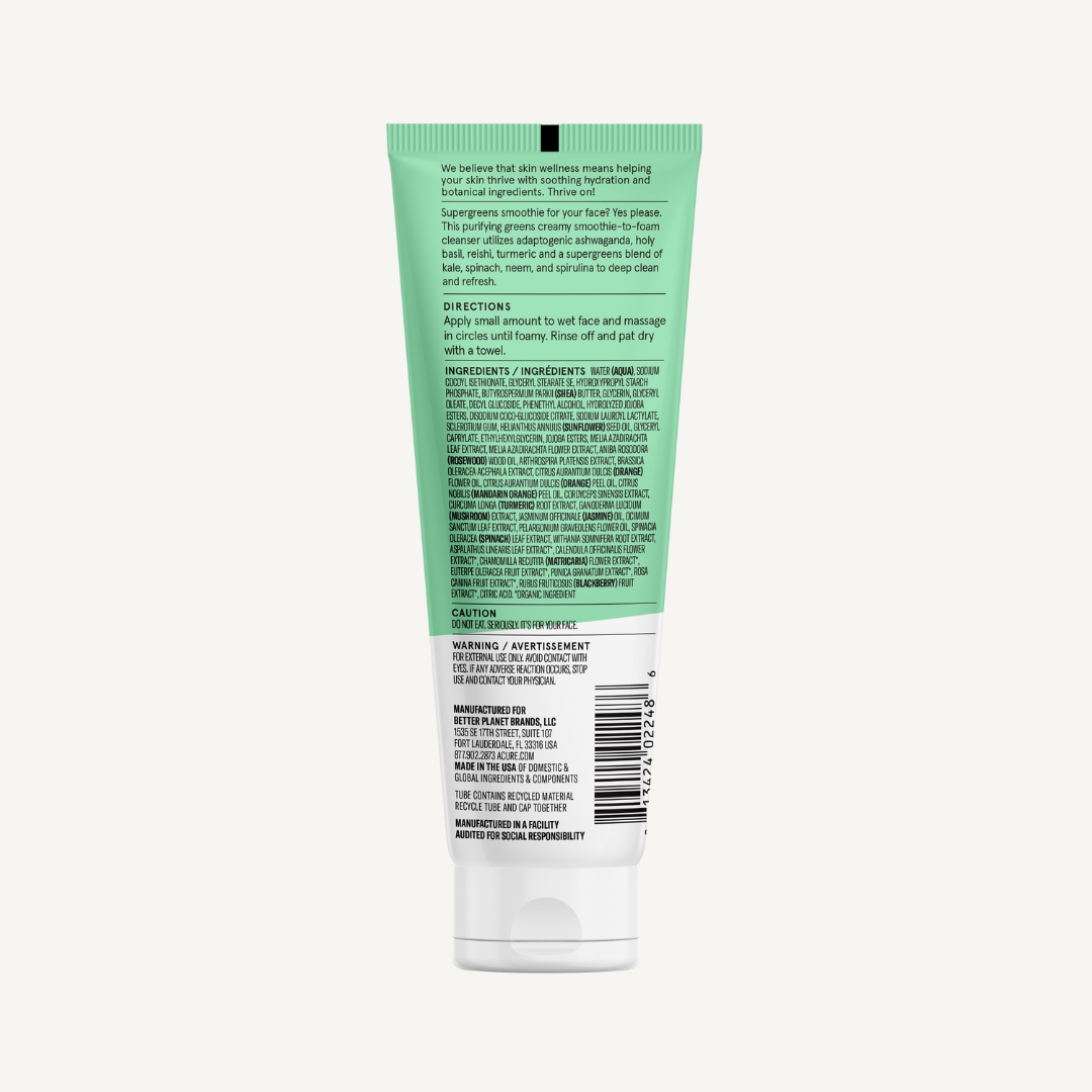 Ultra Hydrating Green Juice Cleanser | Limpiador Facial Ultra Hidratante